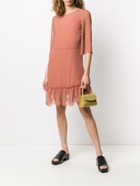 Thumbnail for your product : See by Chloe Sheer Gathered Dress