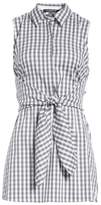 Thumbnail for your product : Lafayette 148 New York Mariel Gingham Tie Waist Blouse