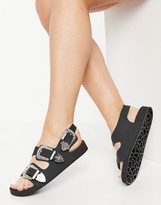 Thumbnail for your product : ASOS DESIGN Farewell western jelly in black