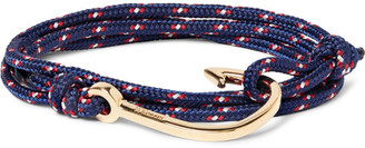 Miansai Hook Cord Gold-Plated Wrap Bracelet