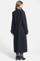 Thumbnail for your product : DKNY Double Breasted Long Wool Blend Coat