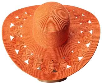 San Diego Hat Company UBL6481 Ultrabraid Sun Brim Hat with Open Weave Circular Details Caps
