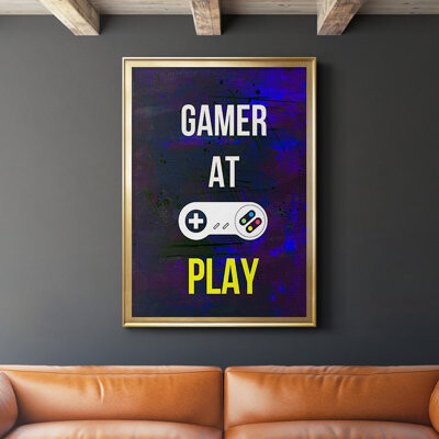 Wexford Home Gamer At Play VI - Picture Frame Print