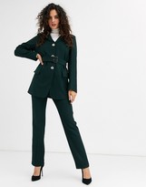 Thumbnail for your product : UNIQUE21 belted wool blazer