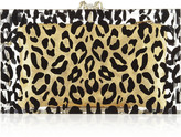 Thumbnail for your product : Charlotte Olympia Leopard Pandora Perspex clutch