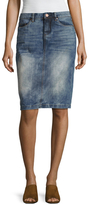 Thumbnail for your product : Blank NYC Mondaze Acid Wash Denim Skirt