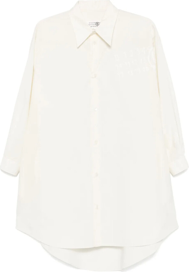 MM6 MAISON MARGIELA Poplin Shirt Dress