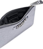 Thumbnail for your product : Moschino logo plaque clutch bag