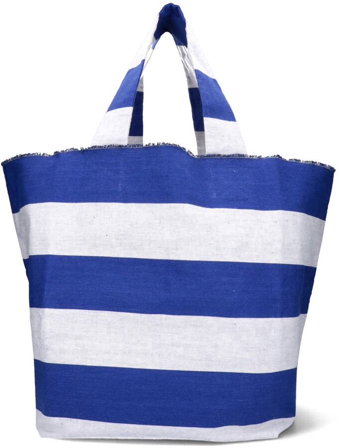 Linen Stripe Tote | Shop the world's largest collection of fashion 
