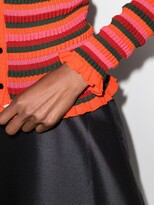 Thumbnail for your product : Molly Goddard Amara horizontal-stripe cardigan