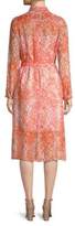 Thumbnail for your product : Escada Sport Dablossom Python-Print Silk Dress
