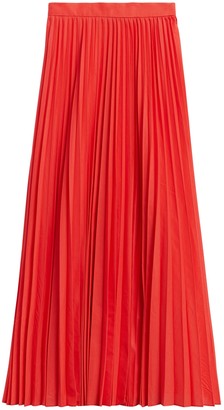coast pink violetta pleated maxi dress