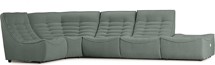Giuseppe Nicoletti Trattino 5 Piece Power Reclining Sectional