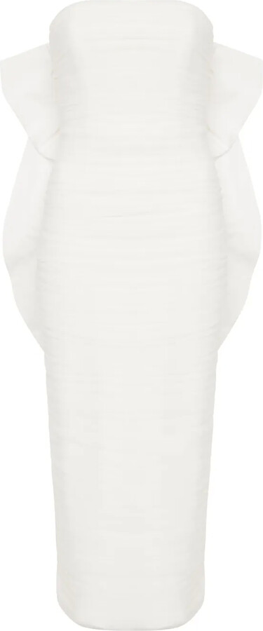 Rebecca Vallance Lily ruffled midi dress