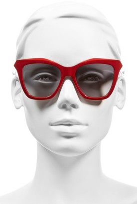 Givenchy Women's 53Mm Cat Eye Sunglasses - Havana Black