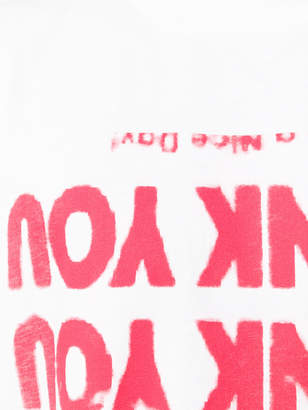 Raf Simons blurred print T-shirt