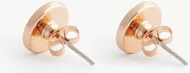 Ted Baker Eisley enamel mini button earrings