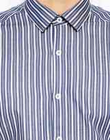 Thumbnail for your product : ASOS Smart Shirt In Long Sleeve With Stripe