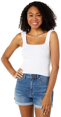 Abercrombie & Fitch Square Neck Sweater Tank - ShopStyle Tops
