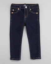 Thumbnail for your product : 7 For All Mankind Rinse Denim Skinny Jeans