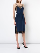 Thumbnail for your product : Fleur Du Mal Lace Hem Slip Dress