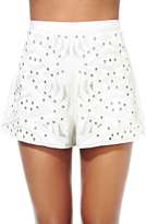 Thumbnail for your product : Nasty Gal Collection Virtue and Vice Embroidered Shorts