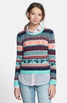 Thumbnail for your product : BP Fair Isle Pullover (Juniors)