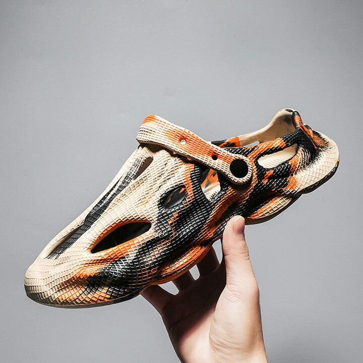 None Men Slippers Camouflage Platform Outdoor Summer Clogs Shoe Women Beach Sandals Male Soft EVA Indoor Home Slides Lover Flip Flops