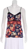 Thumbnail for your product : Just Cavalli Sleeveless Floral Top