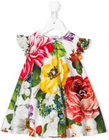 Thumbnail for your product : Dolce & Gabbana Children Rose Print Dress