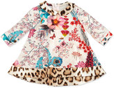 Thumbnail for your product : Roberto Cavalli Floral-Print Long-Sleeve Dress, Multi, 3-9 Months