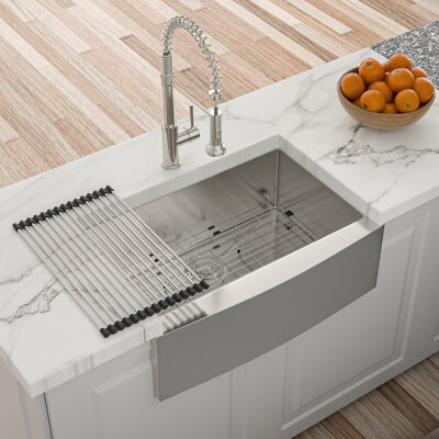 Prep & Savour Dicristino 27'' L Single Bowl Stainless Steel Kitchen Sink