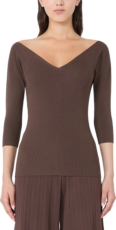 Weekend Max Mara Oceano V Neck Sweater