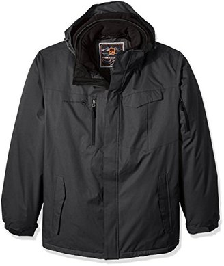 Free Country Men's Big and Tall B8g and Cubic Dobby Systems Coat