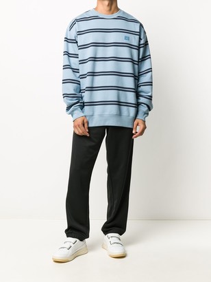 Acne Studios Oversize Stripe Sweatshirt