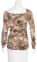 Thumbnail for your product : Blumarine Wool Printed Top