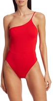 Thumbnail for your product : ViX by Paula Hermanny Milano One-Shoulder Tie One-Piece Swimsuit