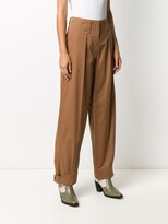 Thumbnail for your product : Kenzo Tapered Cotton Trousers