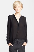 Thumbnail for your product : Vince Trapunto Placket Blouse