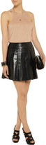 Thumbnail for your product : Alexander Wang T by Slub linen-blend jersey racer-back tank