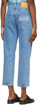 Thumbnail for your product : Martine Rose Blue Maynard Jeans