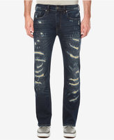 Thumbnail for your product : Buffalo David Bitton Men's Tinted Dark Blue Ripped Stretch Jeans