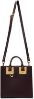 Thumbnail for your product : Sophie Hulme Burgundy Square Albion Tote
