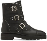 Thumbnail for your product : Stuart Weitzman 30mm Jesse Lift Leather Ankle Boots