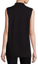 Thumbnail for your product : Lafayette 148 New York Two-Tone Sleeveless Crossover Sweater