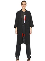 Thumbnail for your product : Givenchy Stretch Wool Kimono Coat