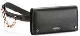 Thumbnail for your product : HUGO Faux-leather belt bag with polished hardware details