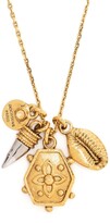 Thumbnail for your product : Goossens Maunaloa charm-detail necklace