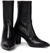 Thumbnail for your product : Stuart Weitzman Landry 75 stretch-leather sock boots