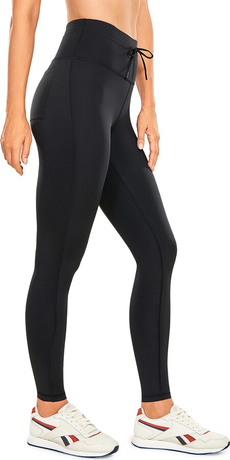 CRZ YOGA Women's Naked Feeling Workout Leggings 25 Inches - 7/8 High Waist  Yoga Tight Pants